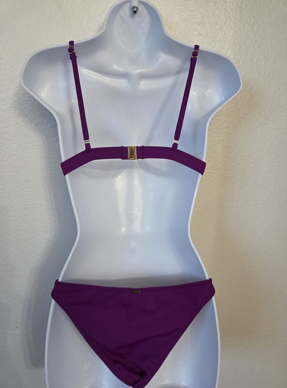 Gooseberry Swim Purple Two-Piece Bikini Women's Size Small - Picture 2 of 11